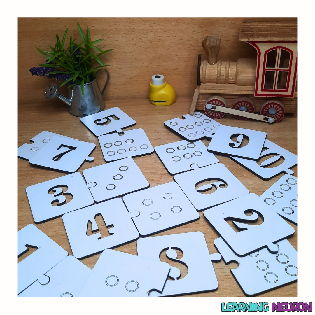 Number Matching Puzzle Set