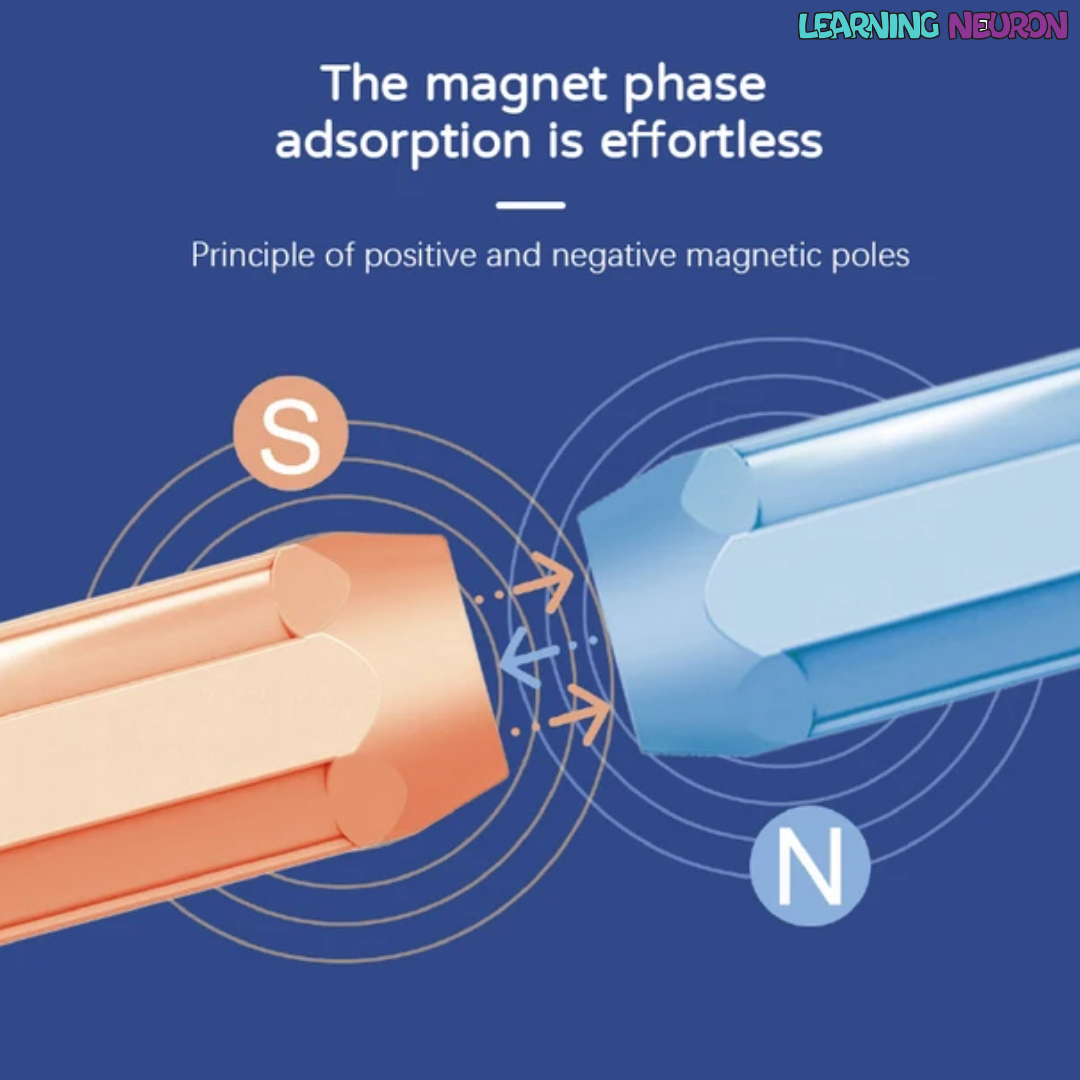 Magnetic Blocks (Intelligent Magnetic Construction Set For Brain Development)